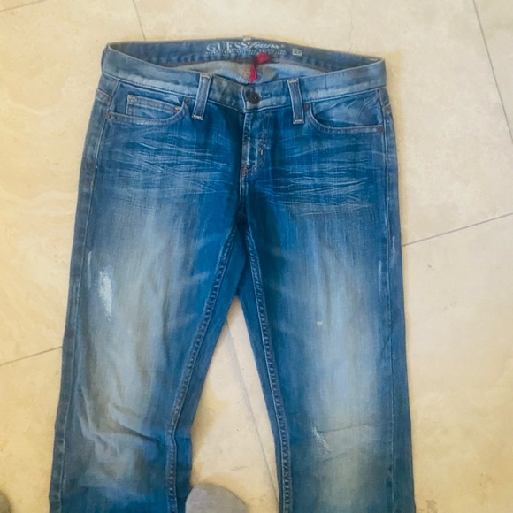 GUESS Flare Denim Jeans Sz 27 - Picture 6 of 8